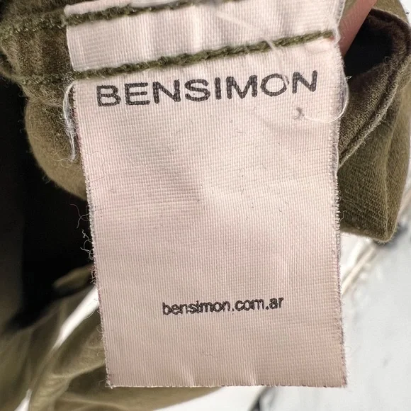 EUC Bensimon Leather Elbow Patch Button Down Shirt - Picture 9 of 10